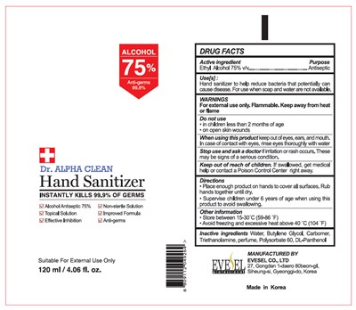 120ml (Dr.alpha Clean Hand Sanituzer 120ml)